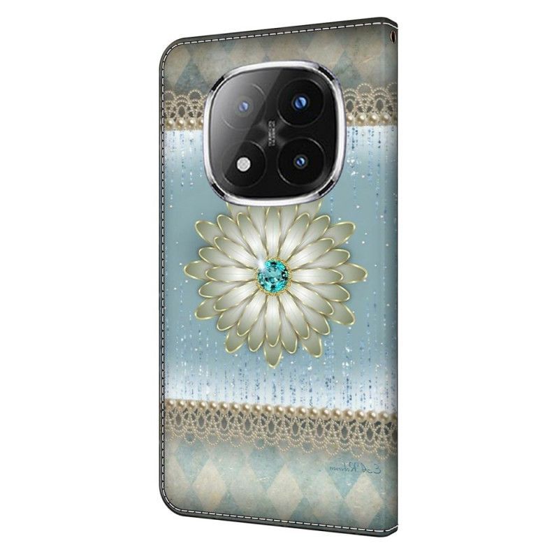 Housse Xiaomi Redmi Note 14 Pro 4G Motif Floral Rétro