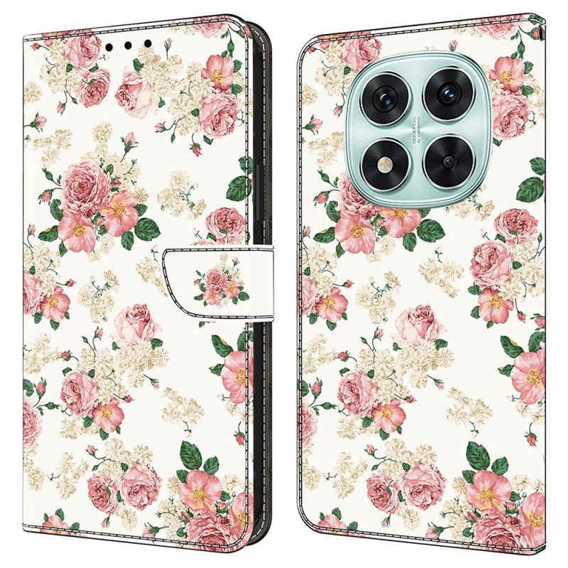 Housse Xiaomi Redmi Note 14 Pro 4G Pivoines