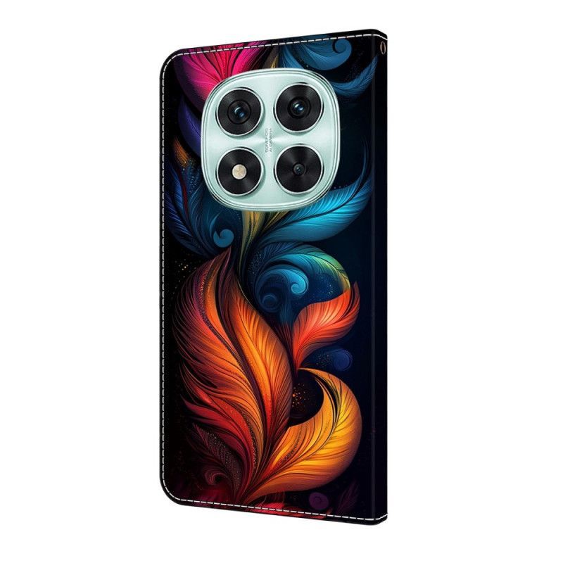 Housse Xiaomi Redmi Note 14 Pro 4G Plumes Colorées