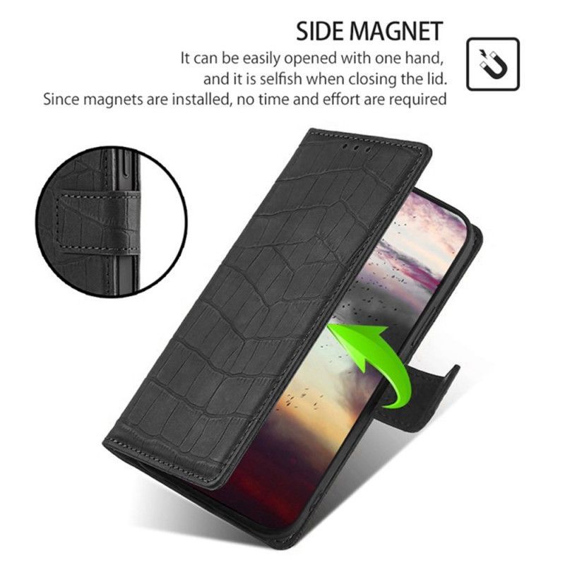 Housse Xiaomi Redmi Note 14 Pro 4G Style Crocodile