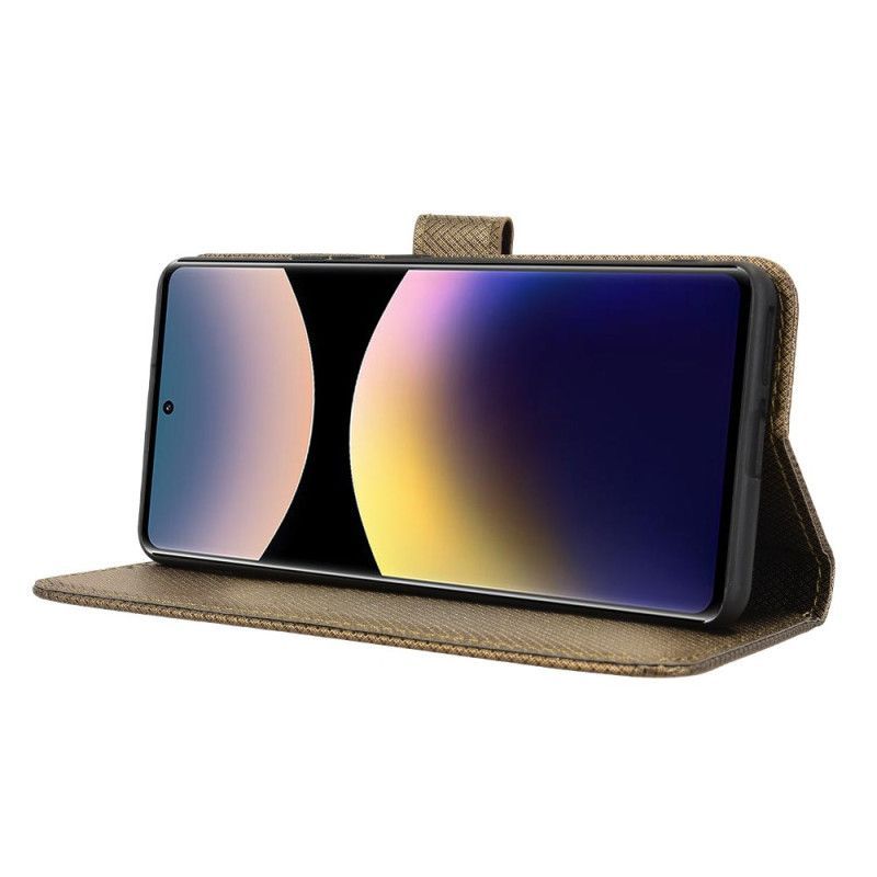 Housse Xiaomi Redmi Note 14 Pro 4G Texture Diamant