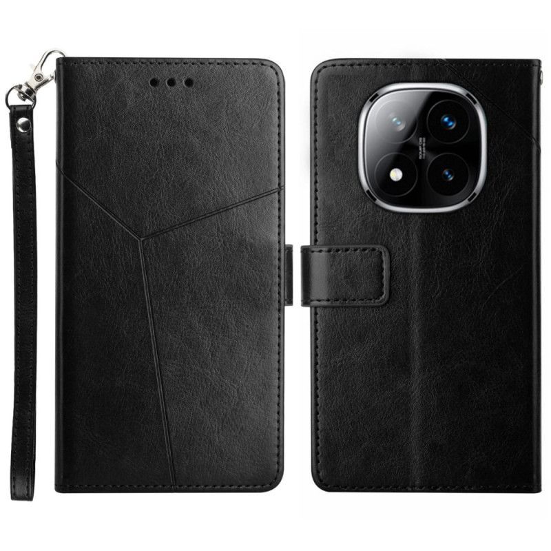 Housse Xiaomi Redmi Note 14 Pro 4G Y Design à Lanière