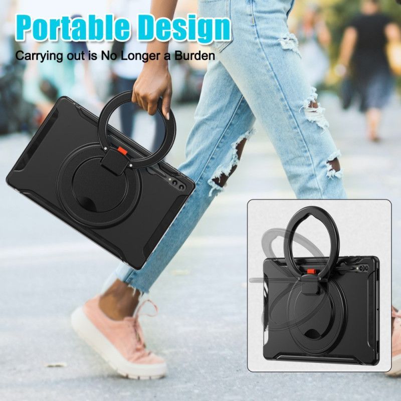 Coque Samsung Galaxy Tab S10 Ultra / S9 Ultra / S8 Ultra Anneau-Support Rotatif