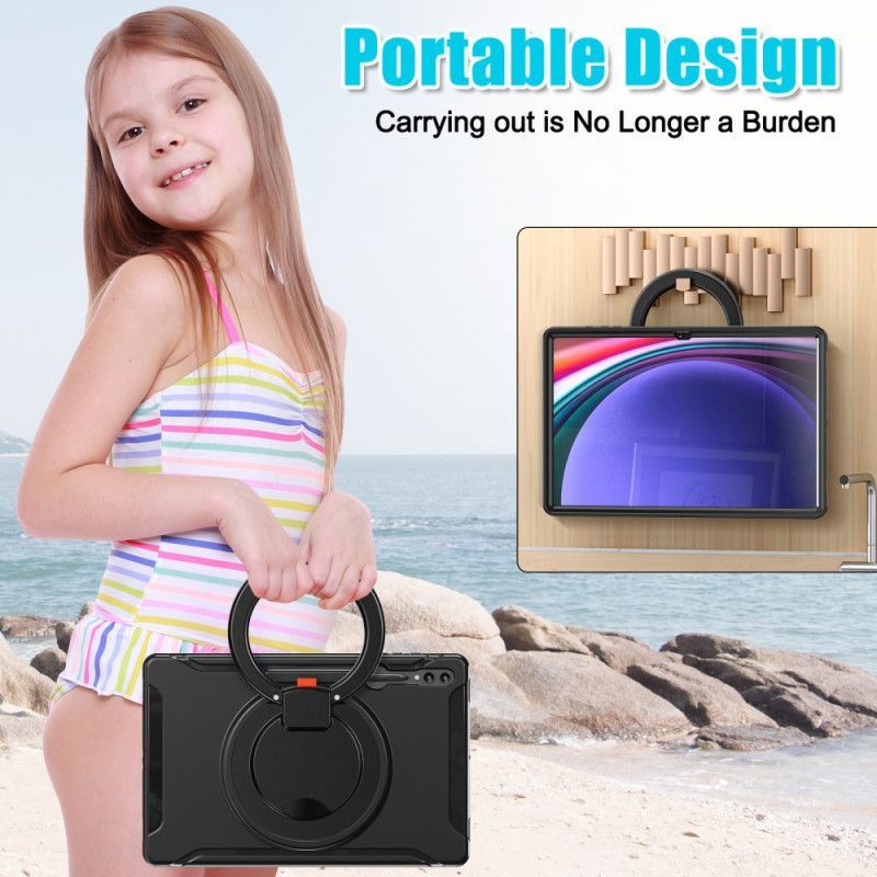 Coque Samsung Galaxy Tab S10 Ultra / S9 Ultra / S8 Ultra Anneau-Support Rotatif