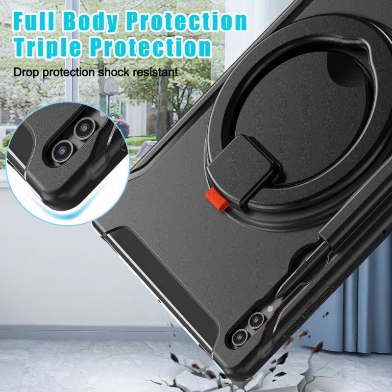Coque Samsung Galaxy Tab S10 Ultra / S9 Ultra / S8 Ultra Anneau-Support Rotatif