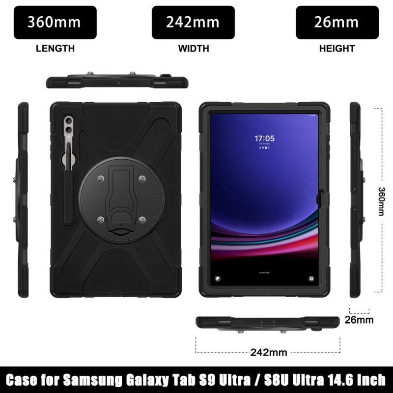 Coque Samsung Galaxy Tab S10 Ultra / S9 Ultra / S8 Ultra X Design