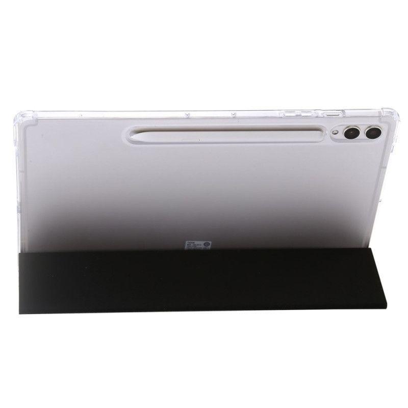 Smart Case Samsung Galaxy Tab S10 Ultra Trois Trois Volets et Dos Transparent