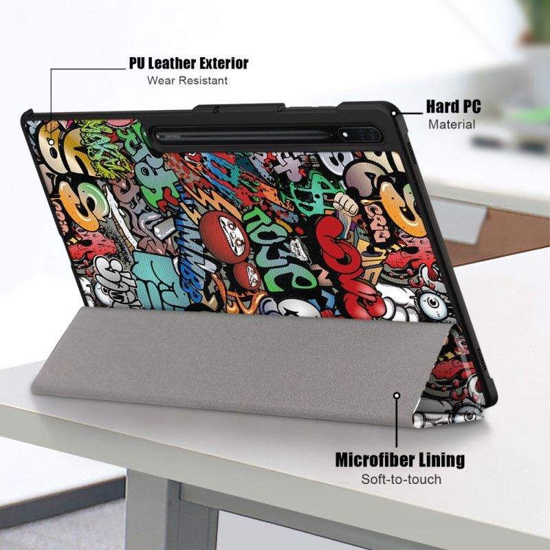 Smart Samsung Galaxy Tab S10 Ultra / S9 Ultra Graffiti