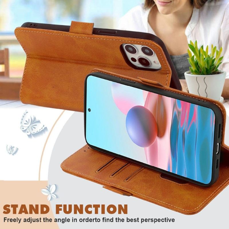 Housse Xiaomi Redmi 10 illustration chat effet cuir