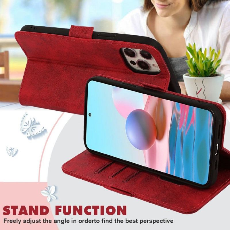Housse Xiaomi Redmi 10 illustration chat effet cuir