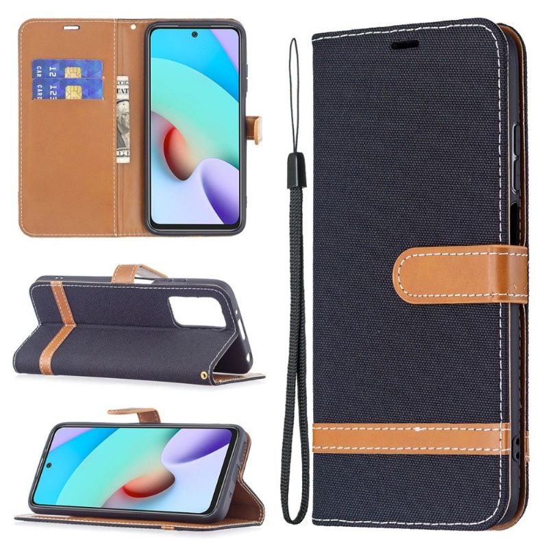 Housse Xiaomi Redmi 10 revêtement tissu