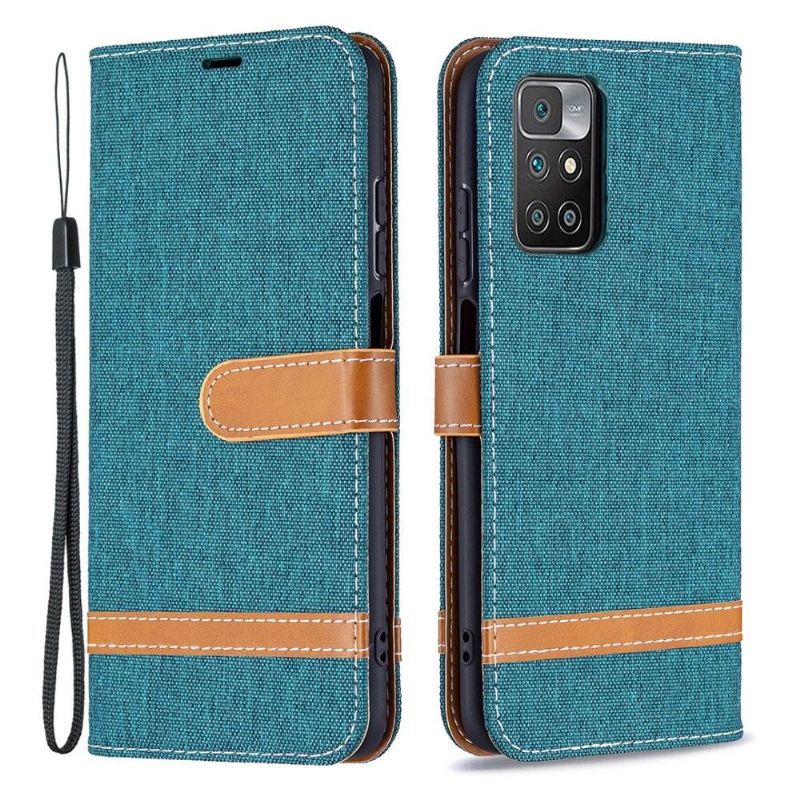 Housse Xiaomi Redmi 10 revêtement tissu