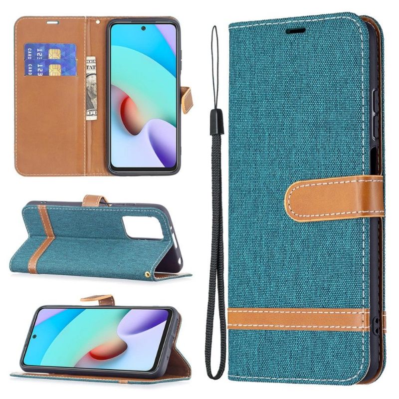 Housse Xiaomi Redmi 10 revêtement tissu
