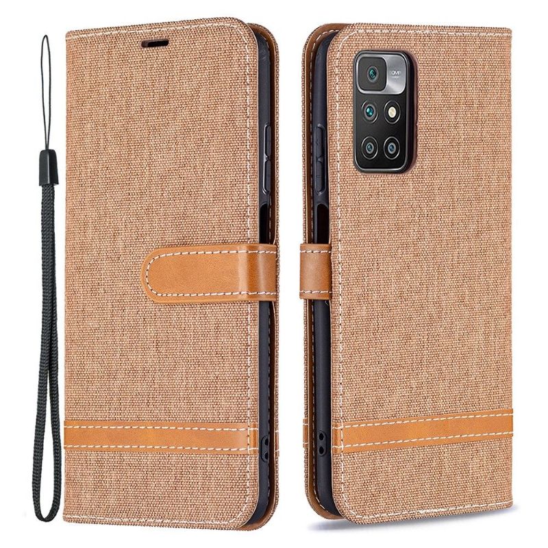 Housse Xiaomi Redmi 10 revêtement tissu