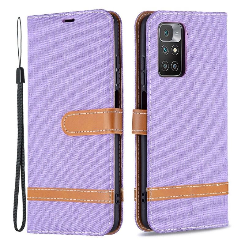 Housse Xiaomi Redmi 10 revêtement tissu