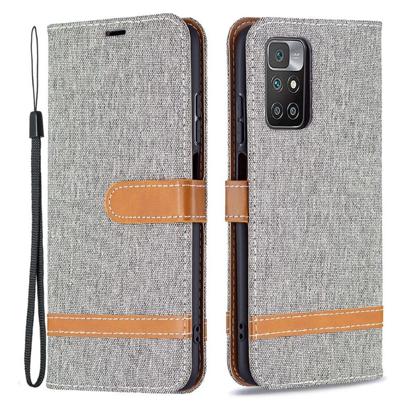 Housse Xiaomi Redmi 10 revêtement tissu