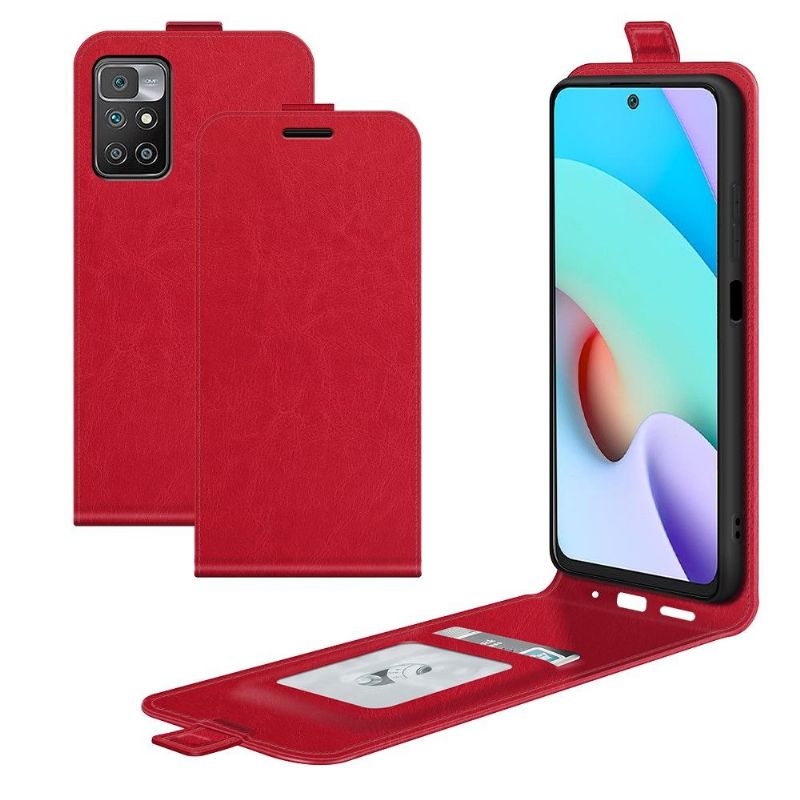 Housse Xiaomi Redmi 10 simili cuir avec rabat vertical