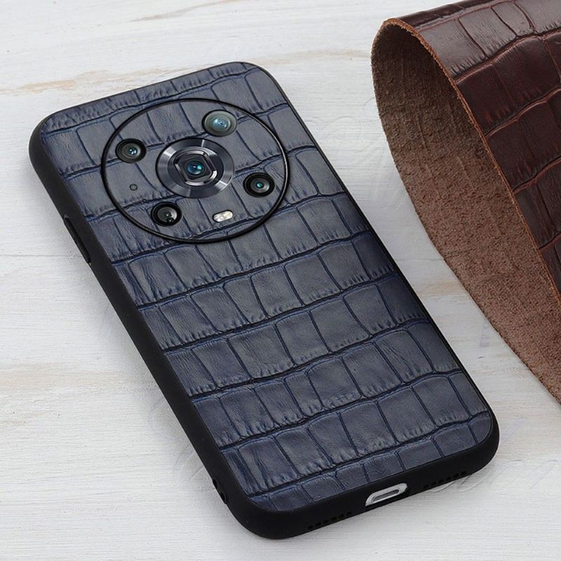 Coque Honor Magic 4 Pro Chic aspect peau de croco