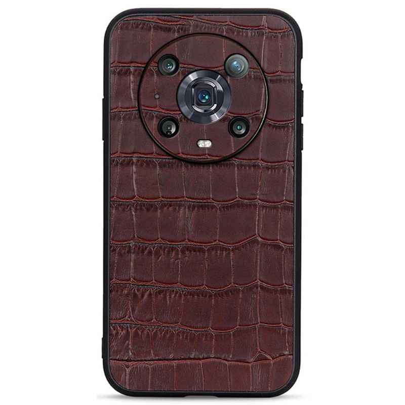 Coque Honor Magic 4 Pro Chic aspect peau de croco