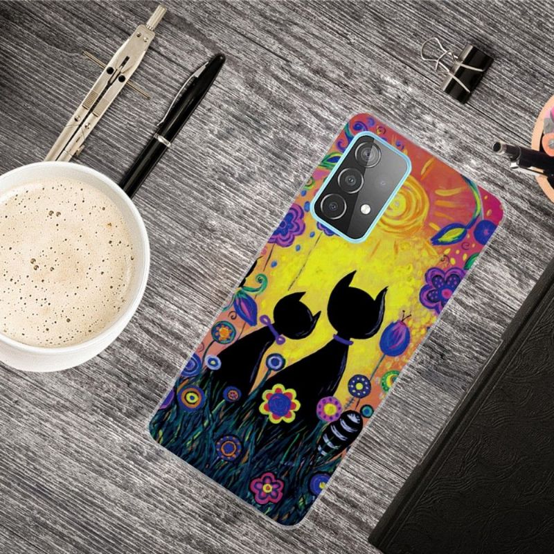 Coque Samsung Galaxy A32 4G Black Cats