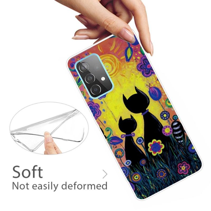 Coque Samsung Galaxy A32 4G Black Cats