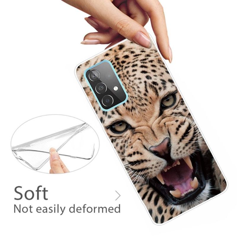 Coque Samsung Galaxy A32 4G Léopard rugit