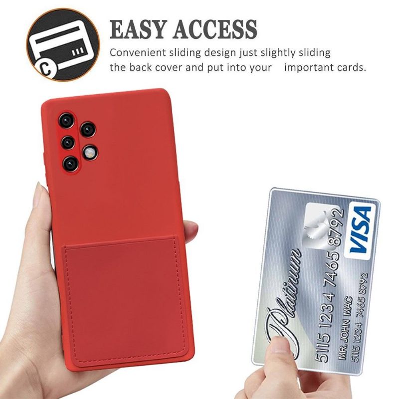 Coque Samsung Galaxy A32 4G Mia silicone porte-carte