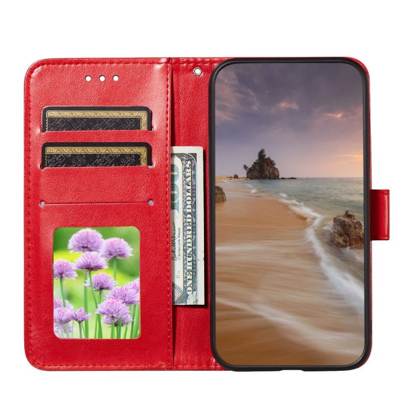 Housse Samsung Galaxy A32 4G Design Dentelle simili cuir