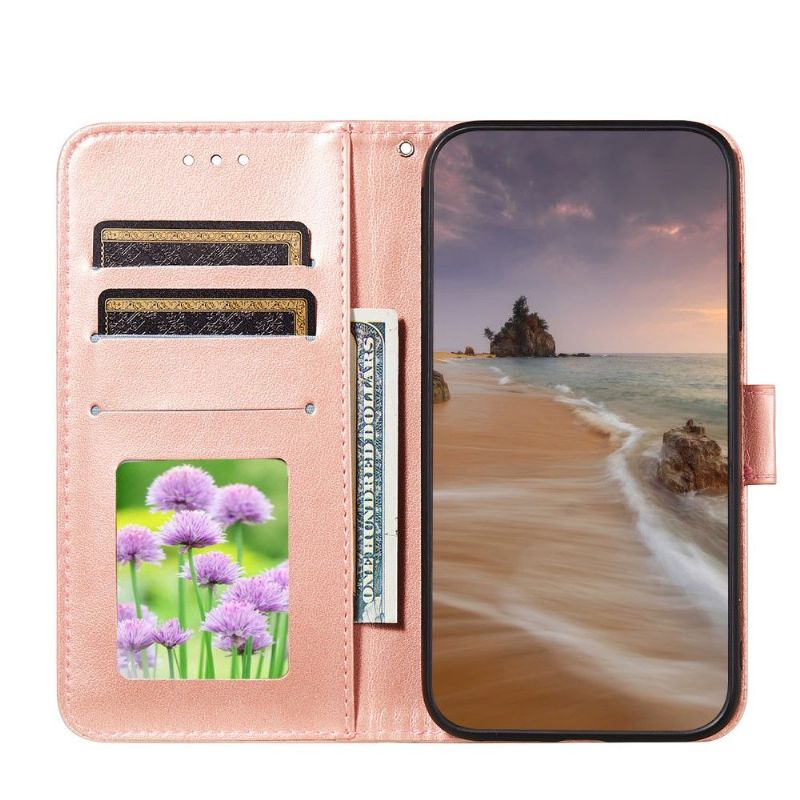Housse Samsung Galaxy A32 4G Design Dentelle simili cuir