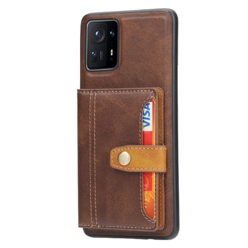 Xiaomi Mix 4 - Coque effet cuir porte cartes