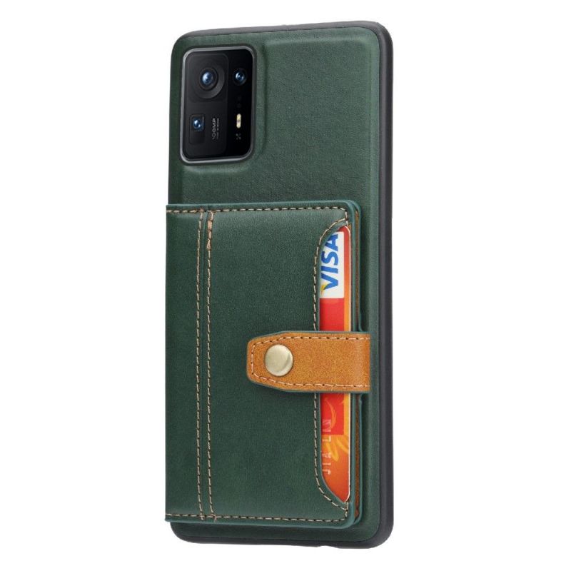 Xiaomi Mix 4 - Coque effet cuir porte cartes