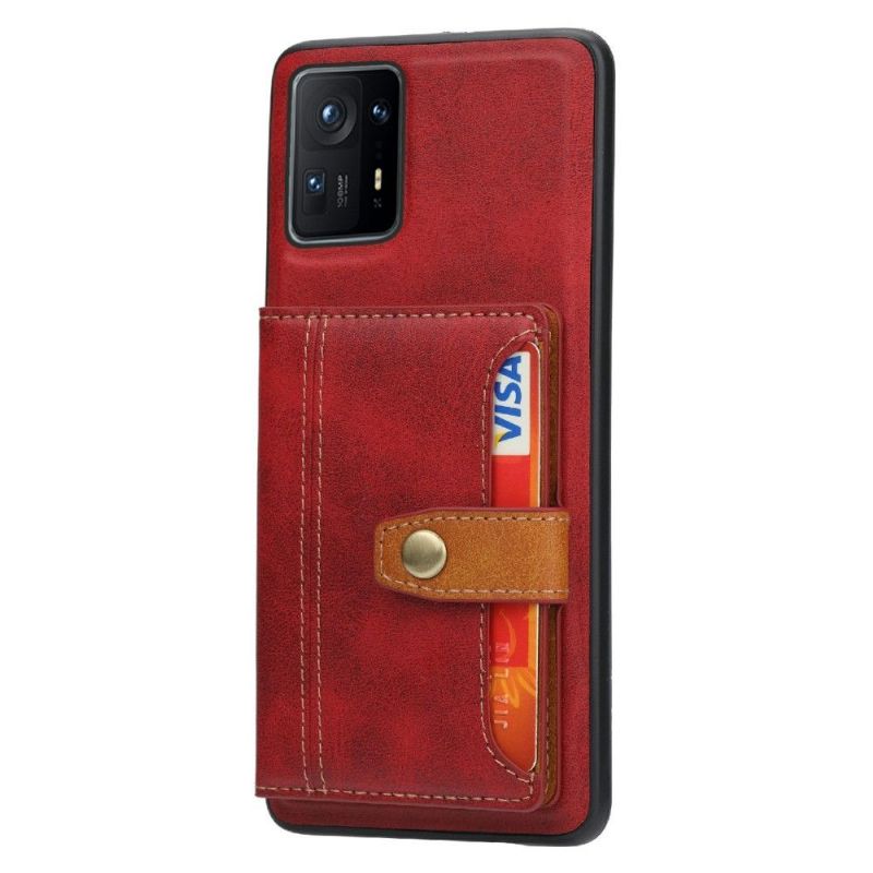 Xiaomi Mix 4 - Coque effet cuir porte cartes