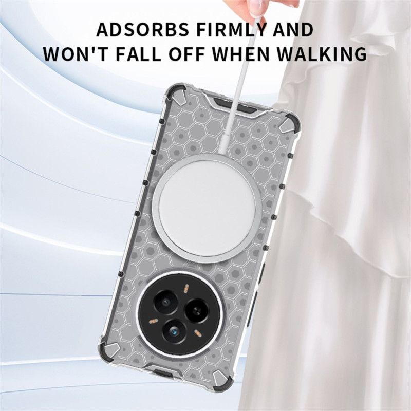 Coque Realme 14 Pro 5G Compatible MagSafe Nid d'Abeille