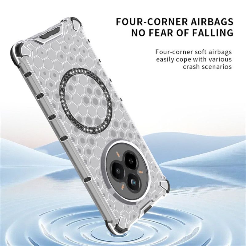 Coque Realme 14 Pro 5G Compatible MagSafe Nid d'Abeille