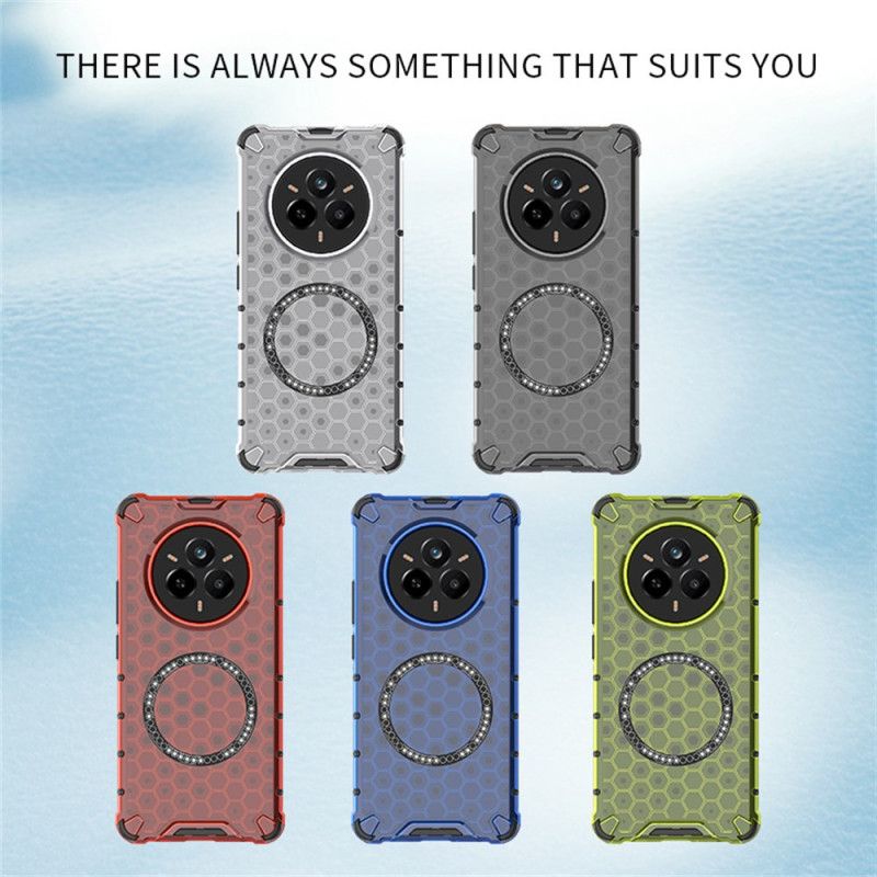 Coque Realme 14 Pro 5G Compatible MagSafe Nid d'Abeille