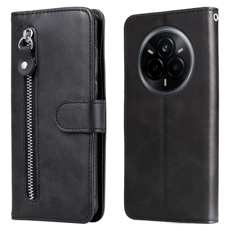 Housse Realme 14 Pro 5G Poche Frontal à Fermeture Éclair