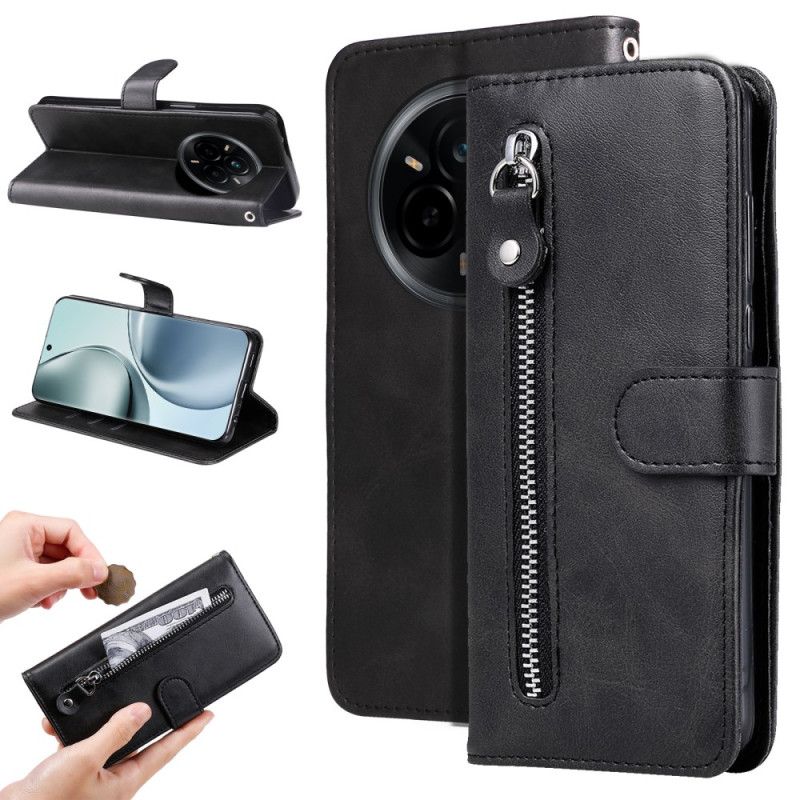 Housse Realme 14 Pro 5G Poche Frontal à Fermeture Éclair