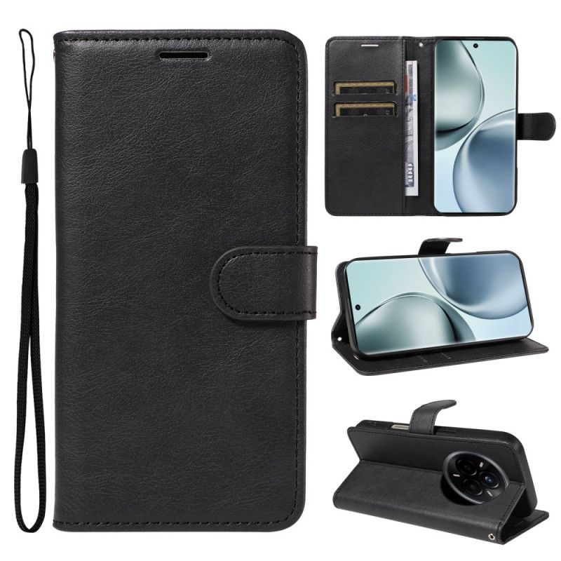 Housse Realme 14 Pro 5G Simili Cuir Uni