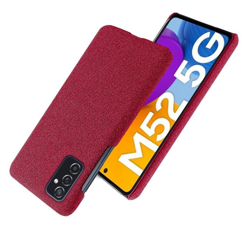 Coque Samsung Galaxy M52 5G revêtement tissu
