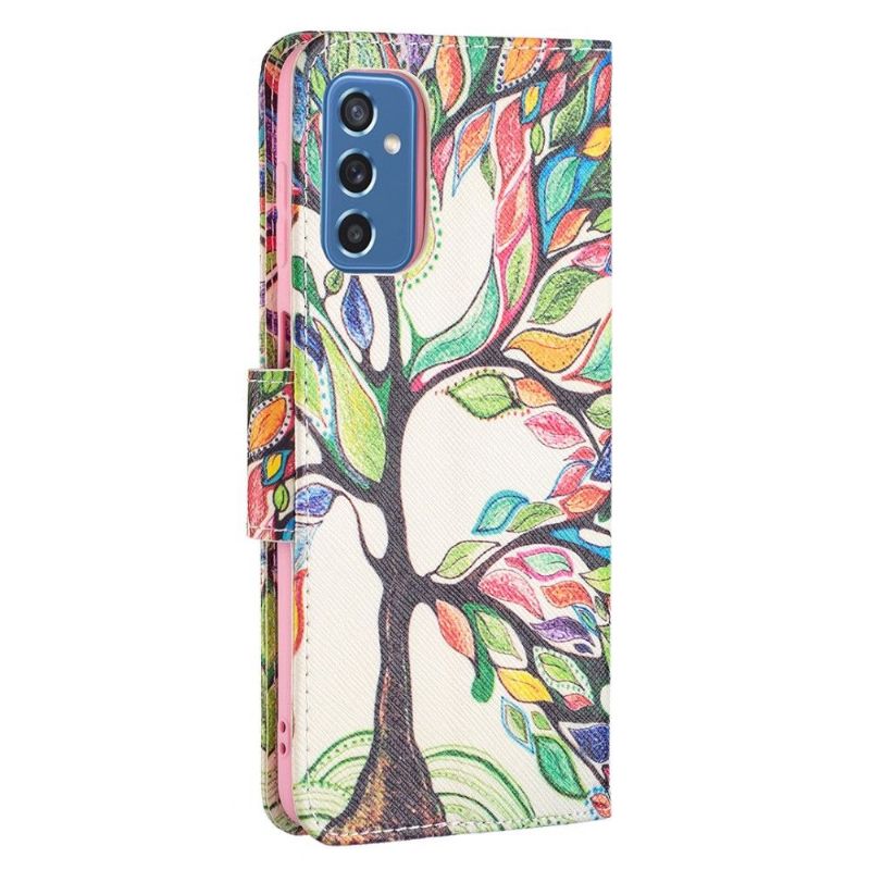 Housse Samsung Galaxy M52 5G dessin arbre