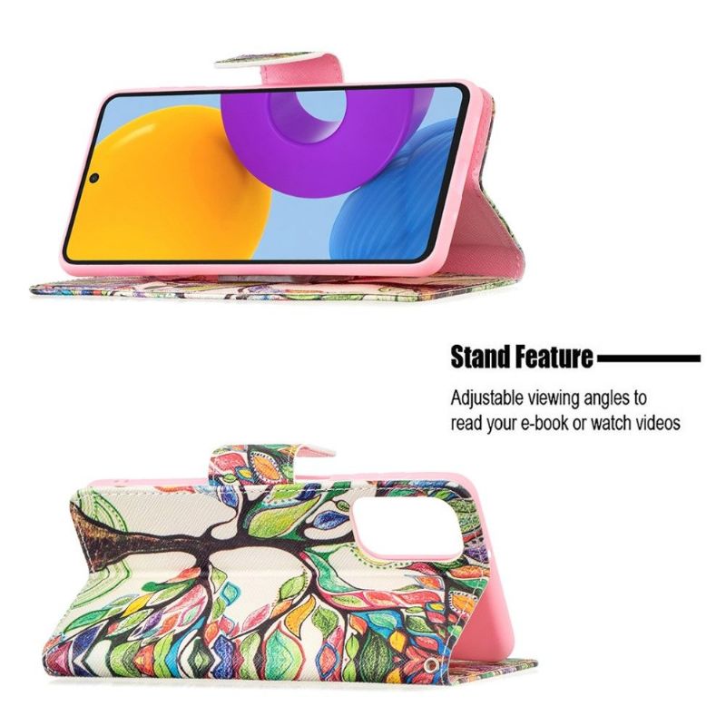 Housse Samsung Galaxy M52 5G dessin arbre