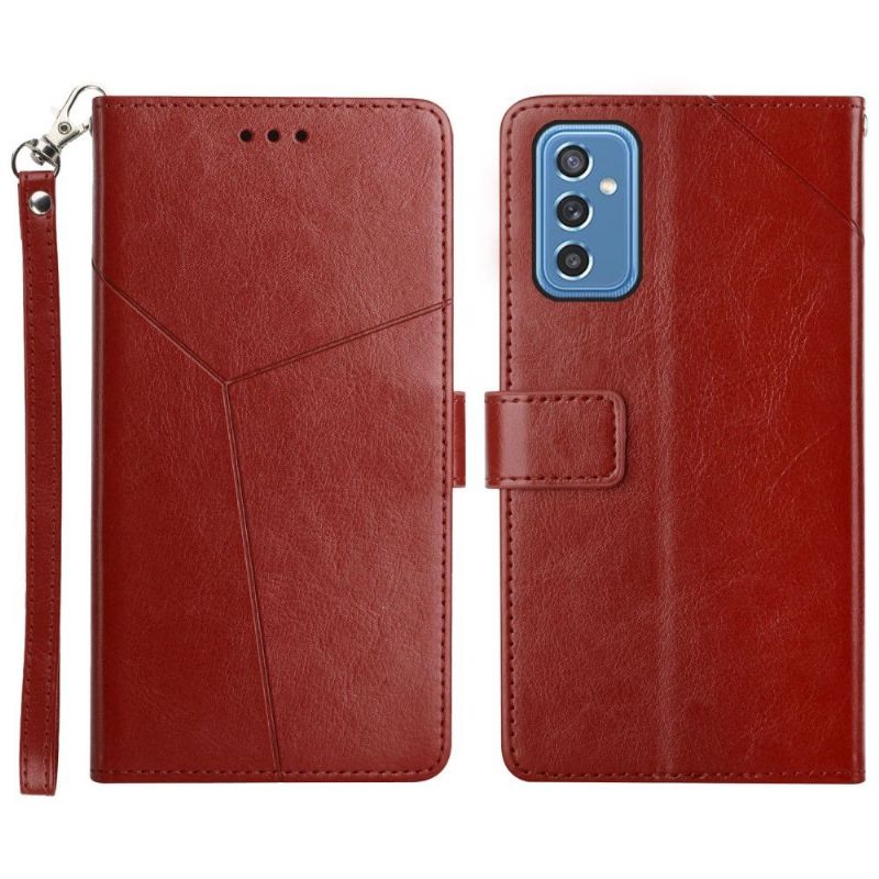 Housse Samsung Galaxy M52 5G effet cuir Y Lines
