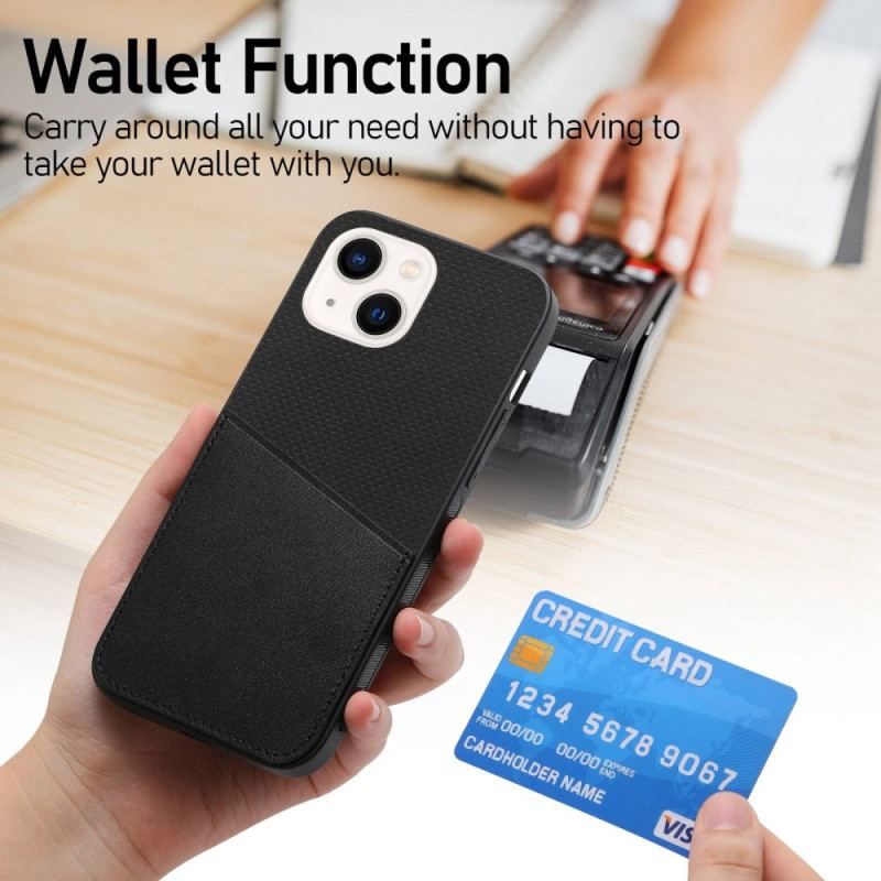 Coque iPhone 14 Antidérapante Porte-Cartes