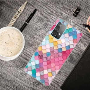 Coque Samsung Galaxy A32 5G Colorful Squares