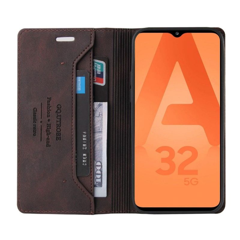Housse Samsung Galaxy A32 5G GQ.UTROBE simili cuir rétro