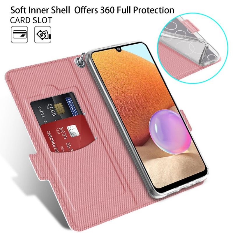 Housse Samsung Galaxy A32 5G Victoria style cuir
