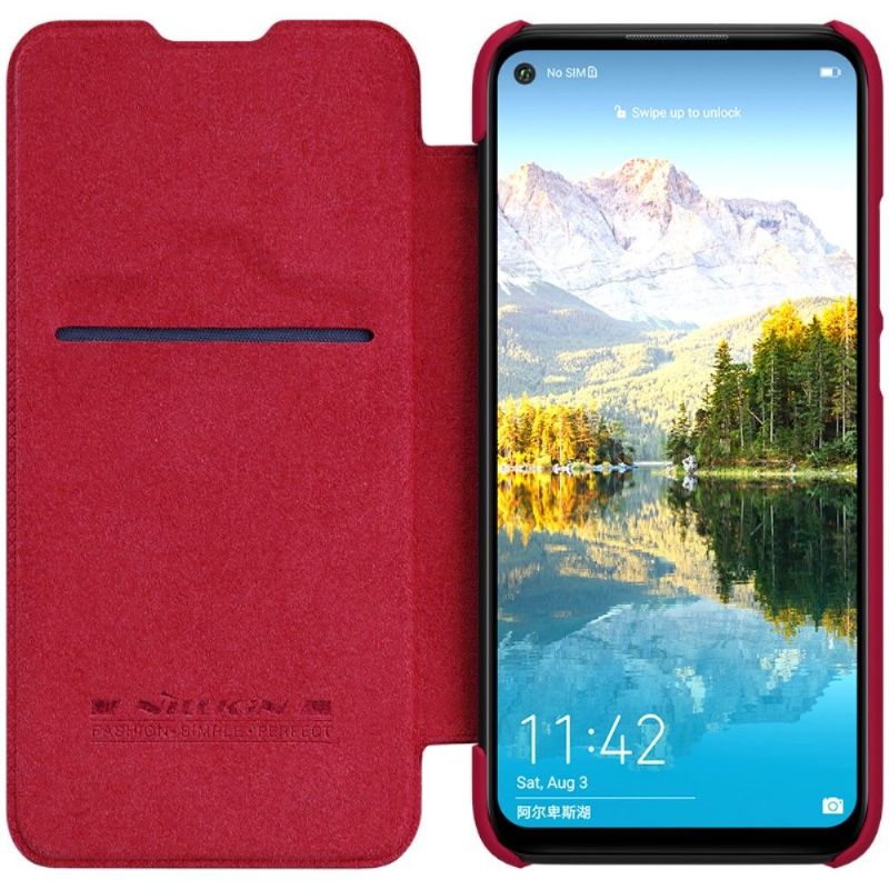 Huawei Mate 30 Lite - Housse NILLKIN Qin simili cuir