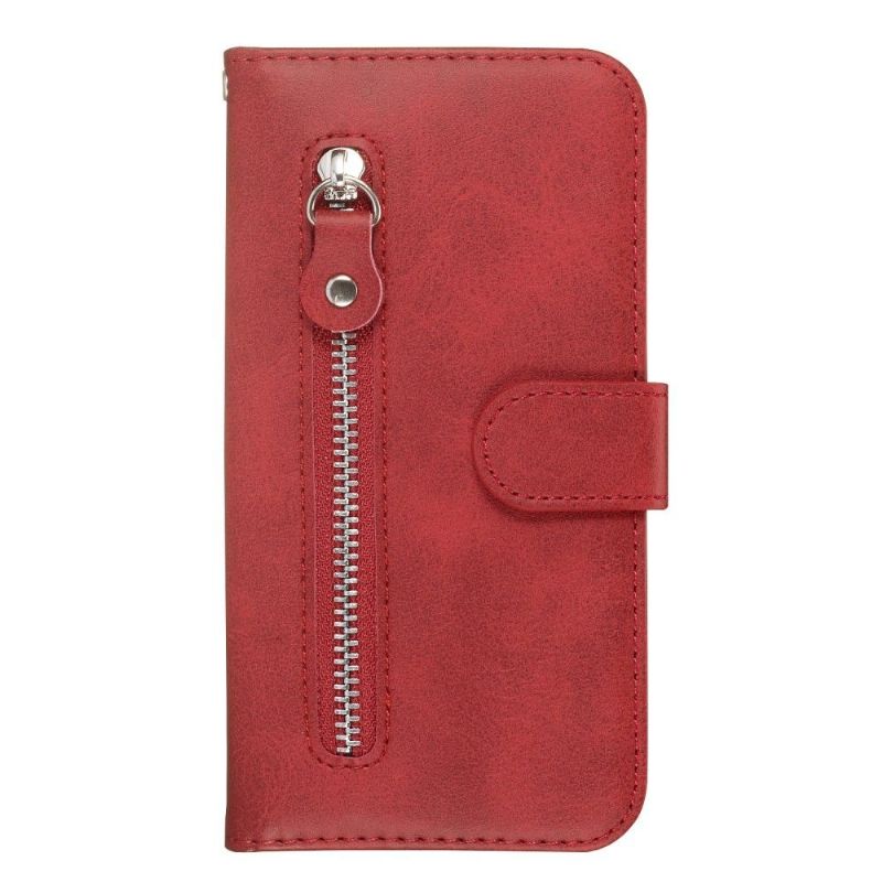 Honor 9X - Housse Zipper Effet Cuir