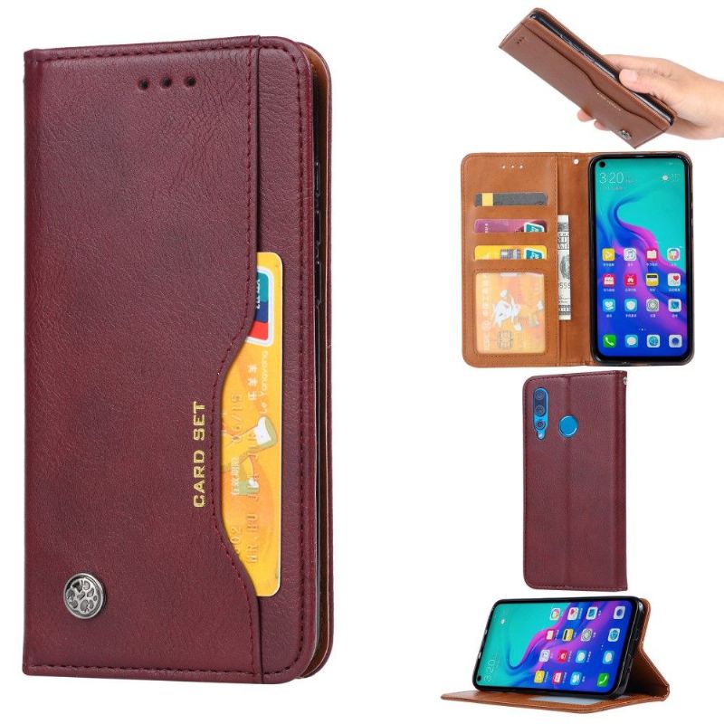 Housse Honor 9X imitation cuir stand case