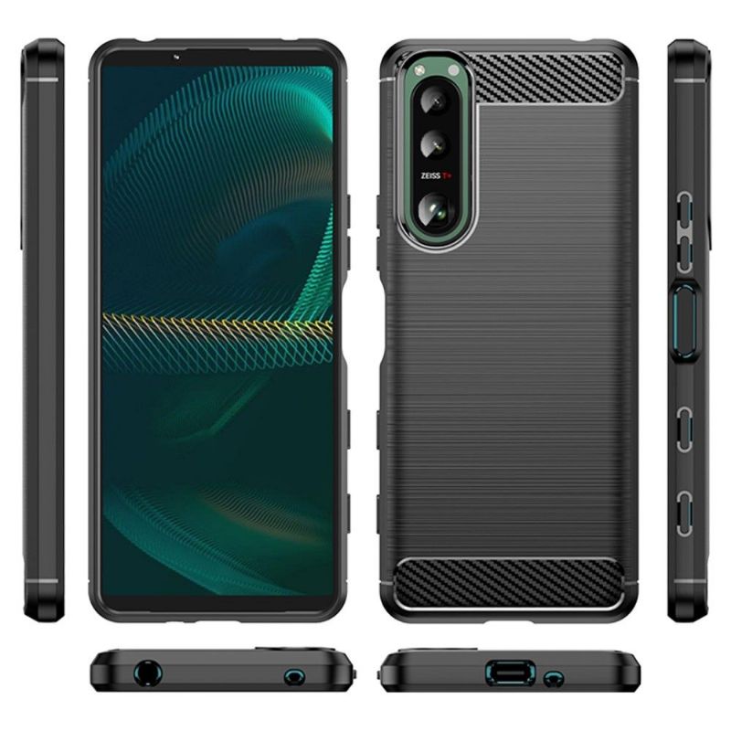 Coque Sony Xperia 5 III flexible effet brossé
